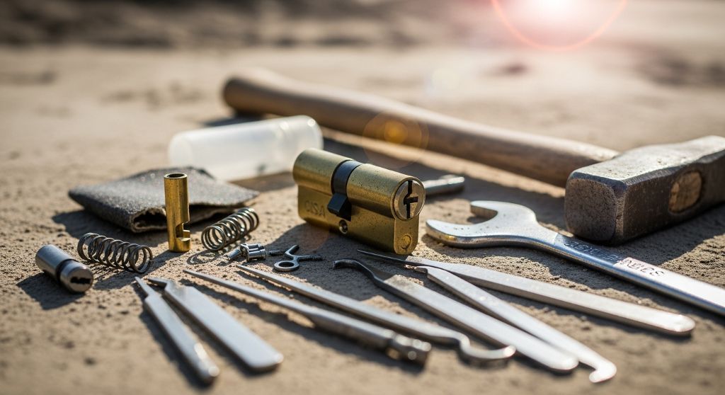 Cambio de bombines puertas en Tielmes