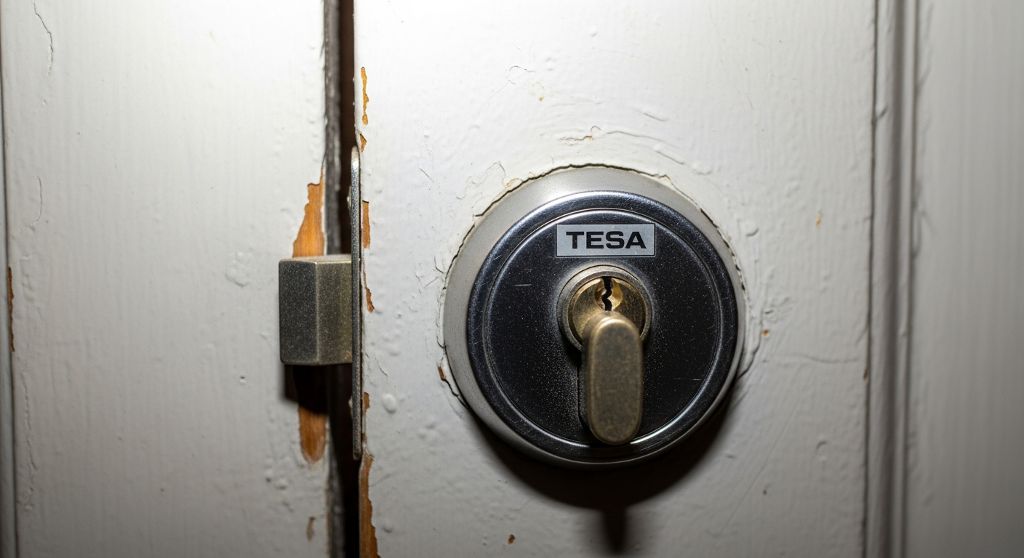 Reparación bombillo MUL-T-LOCK en Cortes